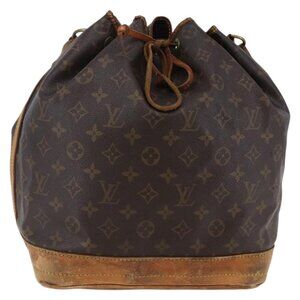Authentic LOUIS VUITTON Monogram Noe Shoulder Bag M42224 LV